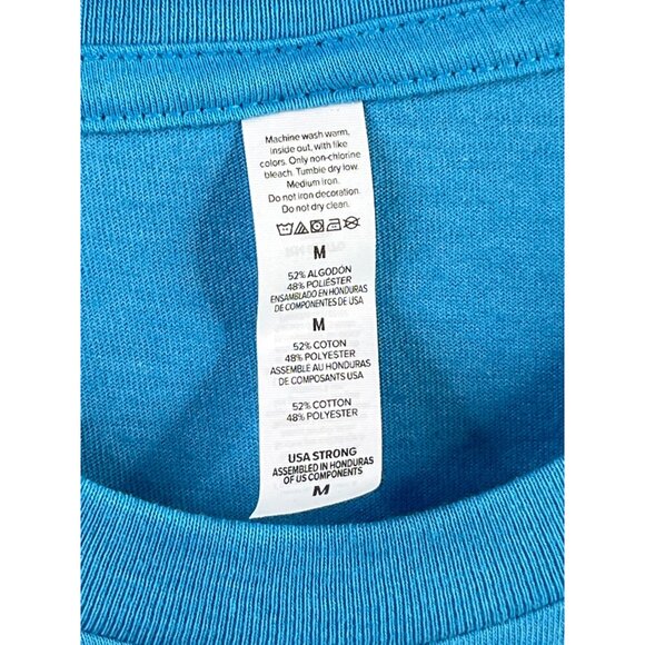 Massachusetts Cape Cod T-Shirt Medium Blue Crewneck Short Sleeve Cotton USA - Picture 4 of 6